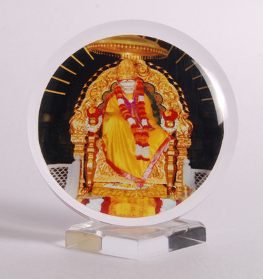 

Sigaram Decorative Showpiece - 10 cm(Acrylic, Multicolor)