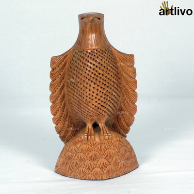 

Artlivo Decorative Showpiece - 25 cm(Wooden, Brown)