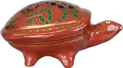 

Indeasia Srijan Tortoise Decorative Showpiece - 7.5 cm(Paper, Multicolor)