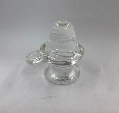 

Sitare Shiva Pure Sphatik Crystal 115 gms Shivling Decorative Showpiece - 6 cm(Crystal, Clear)