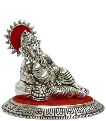 

Jupiter Elite Masan Ganesha Decorative Showpiece - 15 cm(Aluminium, Silver)