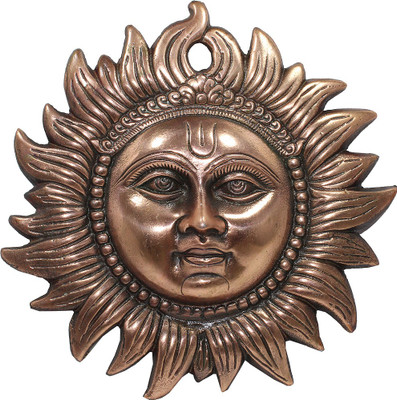 

Soujanya Surya Decorative Showpiece - 19 cm(Aluminium, Copper)