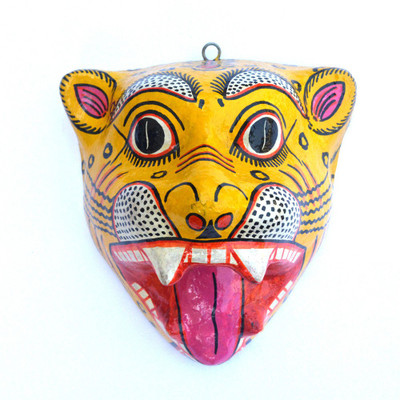 

Art Godaam PAPER MACHE Decorative Showpiece - 13 cm(Paper, Yellow)
