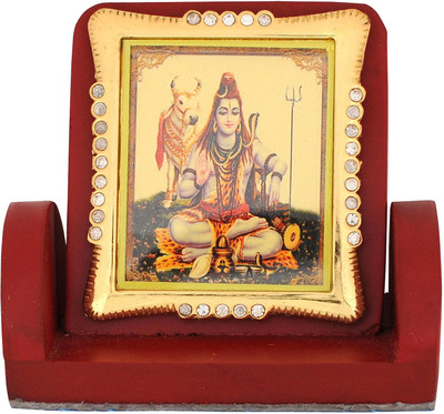 

Leganza Shankar Dashboard Decorative Showpiece - 7 cm(Wooden, Multicolor)