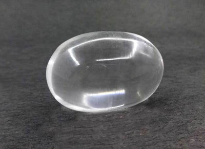 

Sitare 125 ct Pure Sphatik Saligram Shiva Lingam Decorative Showpiece - 2.3 cm(Crystal, Clear)