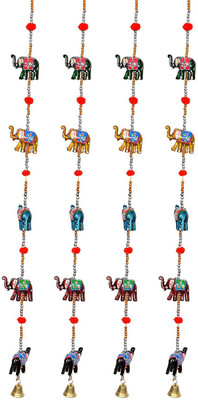 

Little Jaipur Paper Elephant Door Hanging Set Toran(Fabric)