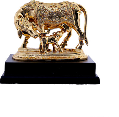 

Saanvi Creations Decorative Showpiece - 19 cm(Polyresin, Gold)