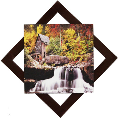

Craft Junction Scenery Decorative Showpiece - 40 cm(Wooden, Maroon)
