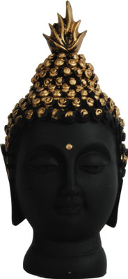 

Sigaram Meditating Buddha Face - K480 Decorative Showpiece - 12 cm(Polyresin, Multicolor)