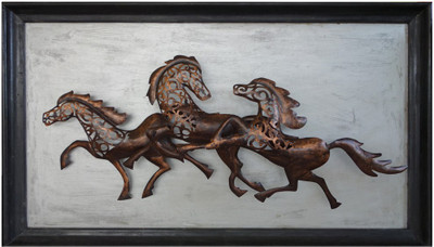 

Lal Haveli Decorative Showpiece - 53 cm(Iron, Brown)