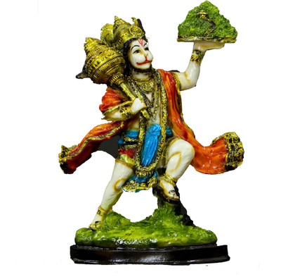 

THE HOLY MART PAHAR HANUMAN Polyresin Home Temple(Height: 23 cm)