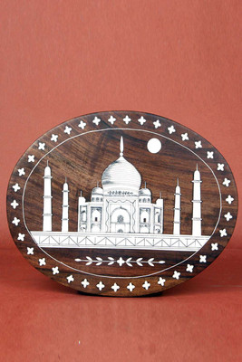 

Handikart HK-WDH-002 Decorative Showpiece - 0.5 cm(Wooden, Brown)