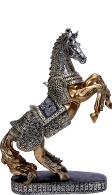 

Saanvi Creations Decorative Showpiece - 45 cm(Microfibre, Silver, Gold)