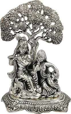 

Bhavikaa Decorative Showpiece - 17 cm(Aluminium, Silver)