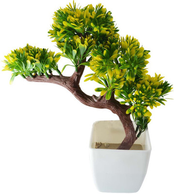 

Reiki Crystal Products Decorative Showpiece - 25 cm(Plastic, Green, Yellow)