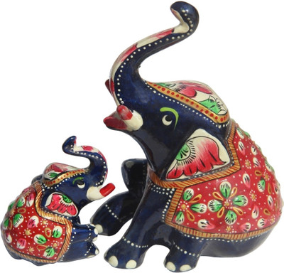 35% OFF on Handicrafts Paradise Elephant Decorative Showpiece - 13 cm(Aluminium, Multicolor) 35% OFF on Handicrafts Paradise Elephant Decorative Showpiece - 13 cm(Aluminium, Multicolor)