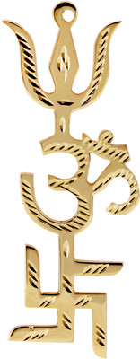 39% OFF on Prachin 4 inch Tri Shakti Yantra Decorative Showpiece - 10 cm(Brass, Gold) 39% OFF on Prachin 4 inch Tri Shakti Yantra Decorative Showpiece - 10 cm(Brass, Gold)