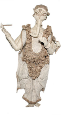 

Sarvsiddhi Lord Ganpati Wall Décor Decorative Showpiece - 12 cm(Jute, Beige)