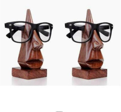 

Onlineshoppee Goggles Decorative Showpiece - 12.7 cm(Wooden, Brown)