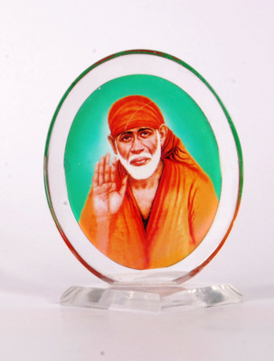 

Sigaram Sai Baba Acrylic Photo - K255 Decorative Showpiece - 7 cm(Acrylic, Multicolor)