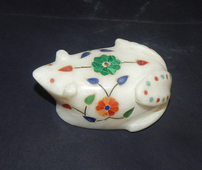 

Mahaveer Creation Decorative Showpiece - 4 cm(Stoneware, White)