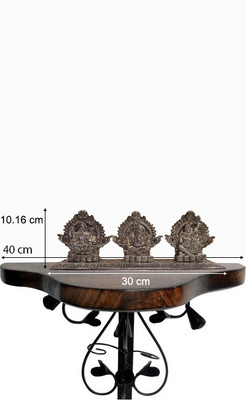 70% OFF on JaipurCrafts Laxmi Ganesha with Saraswati Decorative Showpiece - 10.16 cm(Aluminium, Silver) 70% OFF on JaipurCrafts Laxmi Ganesha with Saraswati Decorative Showpiece - 10.16 cm(Aluminium, Silver)