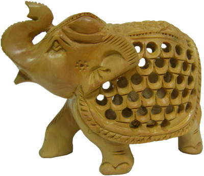 

Creative Works Decorative Showpiece - 8 cm(Wooden, Beige)