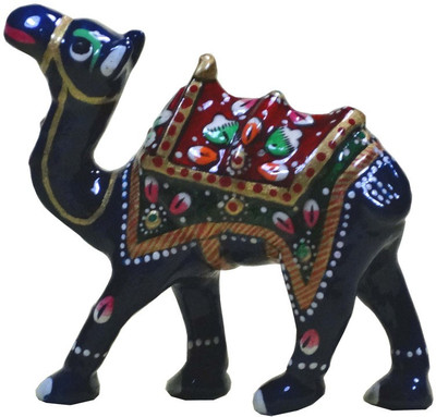 

ByCue Blue Camel Decorative Showpiece - 7.5 cm(Aluminium, Blue)