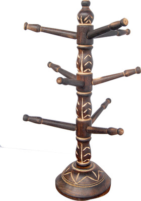 

Art N Crafts bangle stand Decorative Showpiece - 37 cm(Wooden, Black)
