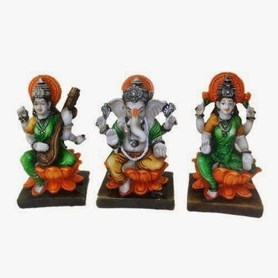 58% OFF on Karigaari Home D?cor Decorative Showpiece - 15 cm(Polyresin, Multicolor)