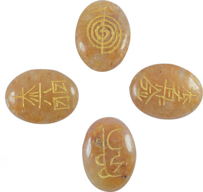 

Reiki Crystal Products Decorative Showpiece - 7 cm(Crystal, Gold, Yellow)