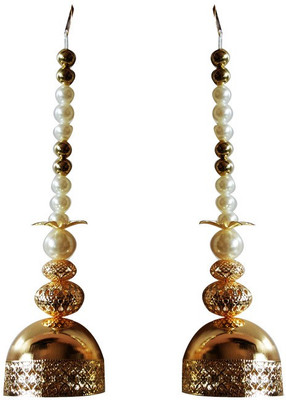 

Suman Creations Decorative Showpiece - 25.40 cm(Iron, Gold)