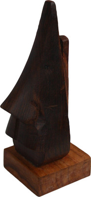 

BKDT Marketing Hand Made Beautifuly handcrafted Spectacle Stand Decorative Showpiece - 16 cm(Wooden, Brown)