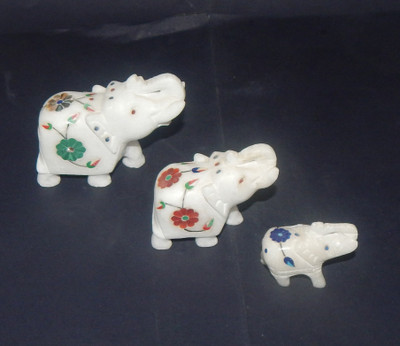 

Mahaveer Creation Decorative Showpiece - 8 cm(Stoneware, White)