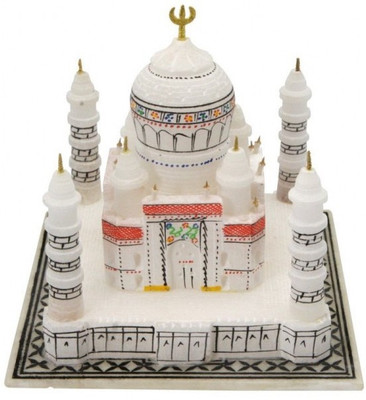 

Pooja Creation Taj Mahal Gifterd Orignal Size Decorative Showpiece - 19 cm(Stoneware, White)