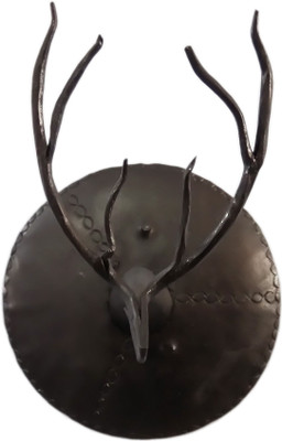 

CraftEra Decorative Showpiece - 12 cm(Zinc, Black)