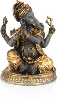 

Archies Ganesha Decorative Showpiece - 20 cm(Polyresin, Multicolor)