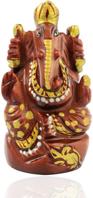

Exxotic Jewelz Lord Ganesha Decorative Showpiece - 5.5 cm(Crystal, Brown)
