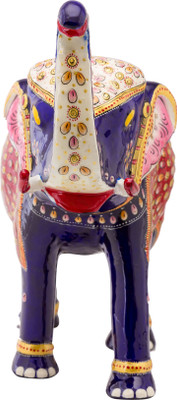 33% OFF on Prachin Metal Elephant U/T 8 inch Decorative Showpiece - 23 cm(Aluminium, Multicolor) 33% OFF on Prachin Metal Elephant U/T 8 inch Decorative Showpiece - 23 cm(Aluminium, Multicolor)