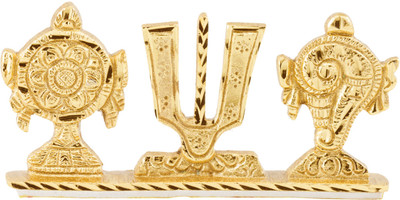 19% OFF on Prachin Shank Chakra Nama Small Decorative Showpiece  -  5 cm(Metal, Gold) 19% OFF on Prachin Shank Chakra Nama Small Decorative Showpiece  -  5 cm(Metal, Gold)