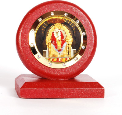 

Sigaram Sai Baba Photo - For Car Dashboard, Office-Desk, Table Decor, Home and Shop - K315 Decorative Showpiece - 7 cm(Plastic, Multicolor)