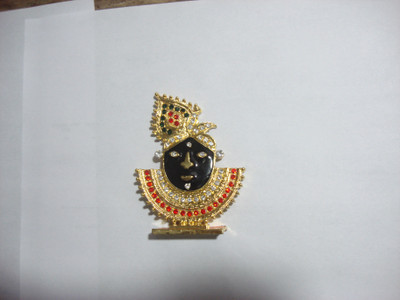 

W2W Decorative Showpiece - 11 cm(Melamine, Black, Gold)
