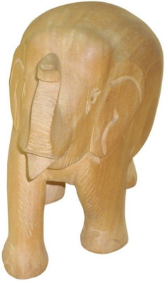 

ByCue Wooden Elephant Decorative Showpiece - 5 cm(Wooden, Brown)
