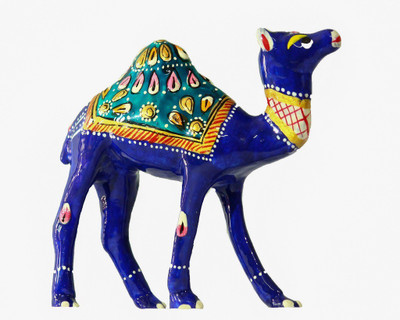 

AnD Artvilla Beautiful Rajasthani Handicraft Humpy Camel - 10 cm (Cast Iron, Multicolor) Decorative Showpiece - 12 cm(Cast Iron, Multicolor)