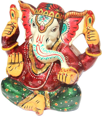 26% OFF on Handicrafts Paradise Ganesh Decorative Showpiece - 10 cm(Aluminium, Multicolor) 26% OFF on Handicrafts Paradise Ganesh Decorative Showpiece - 10 cm(Aluminium, Multicolor)