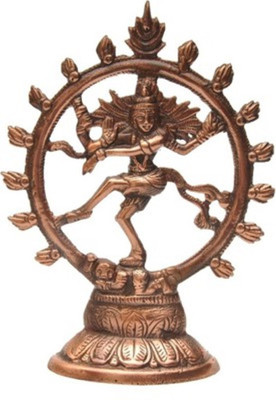

Monil Matel Natraj (Big) Decorative Showpiece - 37.94 cm(Aluminium, Brown)