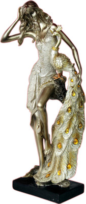 

Saanvi Creations Decorative Showpiece - 36 cm(Microfibre, Gold)