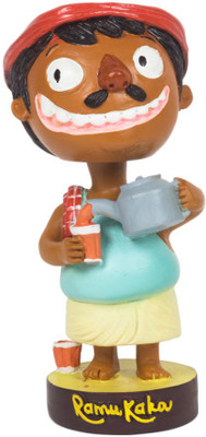 

Chumbak Ramu Kaka Bobblehead Decorative Showpiece - 12.5 cm(Ceramic, Multicolor)