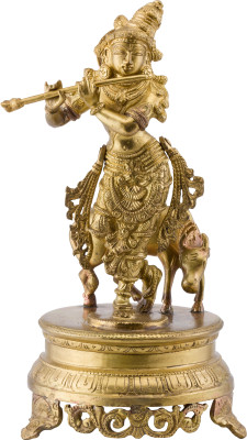 33% OFF on Prachin Bnz Cow Krishna Udpi Decorative Showpiece - 28 cm(Bronze, Multicolor) 33% OFF on Prachin Bnz Cow Krishna Udpi Decorative Showpiece - 28 cm(Bronze, Multicolor)