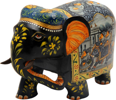 

shivika enterprises Decorative Showpiece - 10 cm(Wooden, Multicolor)
